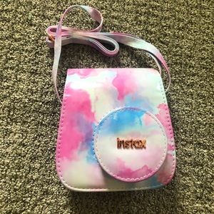 Instax Mini Case Purse Crossbody Blue Pink Camera